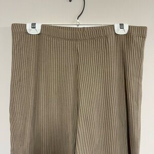 KOTN Brown Ribbed Pants
